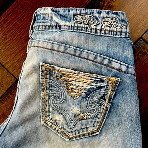 BIG STAR brand distressed jeans, long length